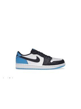 Jordan 1 Retro Low OG Black Dark Powder Blue Size 10.5- CZ0790-104